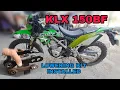 KLX 150 Lowering kit installed RR731 MOTO ONLINE SHOP