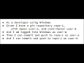 2 users on 1 github repo - Windows config