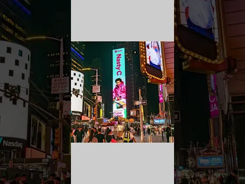 Download MP3 Nasty C’s face on Times Square in New York City 🥳🥳 #southafrica #mzansi #sa #nastyc #youtubeshort