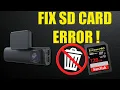 Fix Any Dashcam Not Detecting SD Card Works for All Recorders