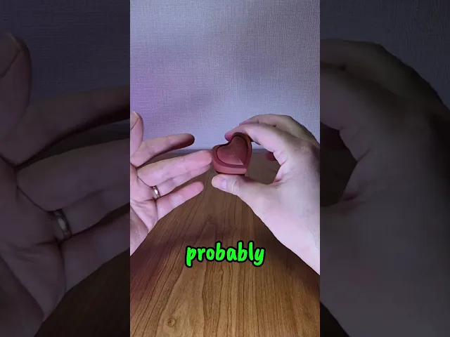 Heart Fidget Glider – Dual Button Press Toy Tube video thumbnail