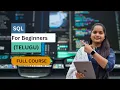 SQL full Course for beginners in telugu