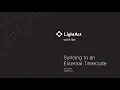 Quick Tip How to sync to an External Timecode LightAct