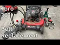 Toro 30 TimeMaster Belt Replacement - Synchronous Blade Drive Save HALF the TIME with this Trick