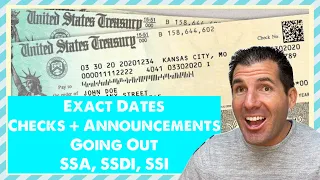 Exact Dates Checks Going Out for Social Security, SSDI, SSI + Announcements in July