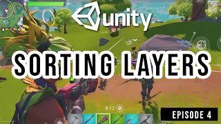Sorting layers in Unity EPISODE 4 Unity Game Development For Complete Beginners Series