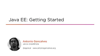 Course Java EE Getting Started