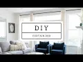 DIY Custom Curtain Rod - Steel Pipe