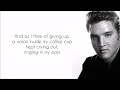 Elvis Presley & Lisa Marie Presley - Don't Cry Daddy (Lyrics)