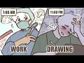 How I Manage WORKING Full Time AND Creating A WEBCOMIC