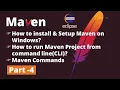 Part 4 Apache Maven Tutorial Selenium with maven Project Maven CLI Maven Commands