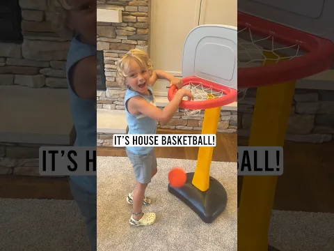 Father & Son HOUSE BASKETBALL!