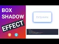 BOX SHADOW CSS effects div html tutorial espanol sombra en div html5 css3