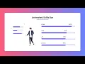 Animated Skills Bar Using HTML CSS devRasen Create A Responsive Animated Skills Bar