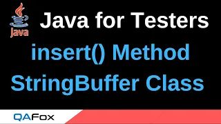 Java for Testers - Part 121
