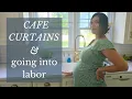Cafe Curtains from Recycled Bedding
