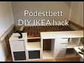 DIY Podestbett mit viel Stauraum - IKEA hack