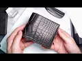 Making Hermes alligator bespoke wallet that beat the 5 000 Hermes wallet