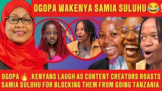 ogopa wakenya kenyans laugh as content creators drops funny skits mocking pres suluhu of tanzania