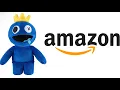 Amazon rainbow friends blue plushy unboxing