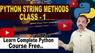 Mastering Python String Methods CLASS 1 - Essential Techniques for Beginners SumanTV Education