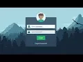 Transparent HTML Login Form with Bootstrap 4