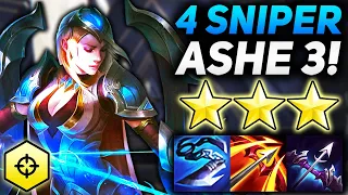 3 STAR ASHE SNIPES DOWN ENTIRE ENEMY TEAM WITH PER HEX DMG BUFF!! | Teamfight Tactics Patch 12.5B