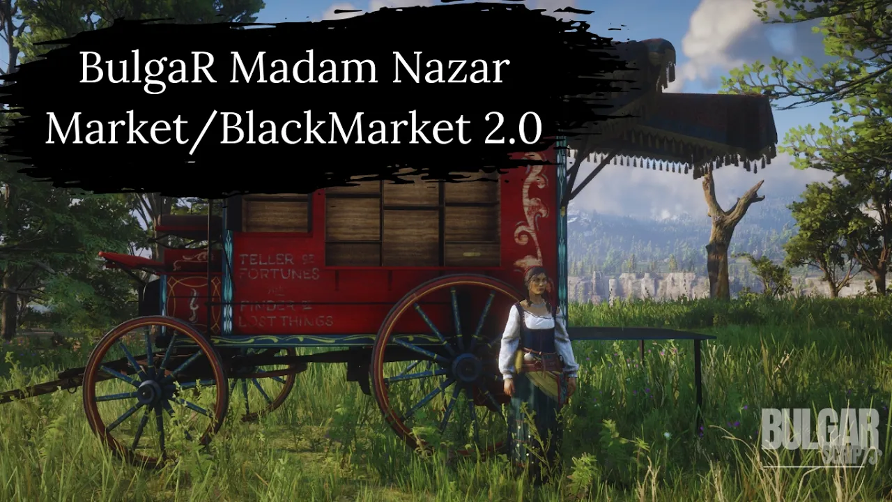 BulgaR Madam Nazar Market / Black Market [VORP] & [RSGCore] & [REDEMRP]