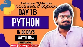 Day 18 Mastering Python Collections Module Counters Deque NamedTuple DefaultDict 30 Days