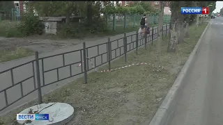 Подросток провалился в открытый колодец