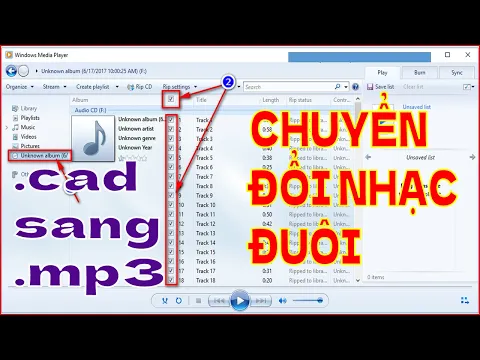 Download MP3 Cách chuyển đổi nhạc dạng Audio CD sang dạng mp3.