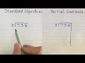 Comparing Standard Algorithm of Division and Partial Quotients