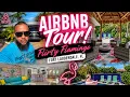 FLIRTY FLAMINGO Airbnb TOUR Amazing Fort Lauderdale Vacation Rental Pool