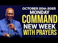 Lagu [Monday, 20th October, 2025] Start NEW WEEK With Prayers Spiritual Prayers By Apostle Joshua Selman