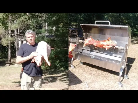 Download MP3 Roasted Pig in a TITAN Rotisserie - Grab Cooking