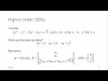 CBE 330 09 07 - IVPs as systems of ODEs and higher-order ODES