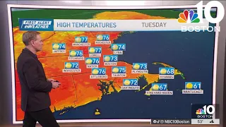 Weather forecast Highs in the 70s