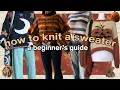 A Guide to Knitting The Sweater of Your Dreams Knitting tutorial Duplicate Stitch tutorial