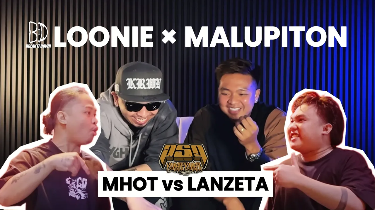 LOONIE × MALUPITON | BREAK IT DOWN: Rap Battle Review E320 | PSP: MHOT vs LANZETA