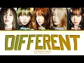 Download Lagu LE SSERAFIM DIFFERENT Lyrics (Color Coded Lyrics)