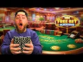 My Craziest FREE BET BLACKJACK Session Yet Live Session