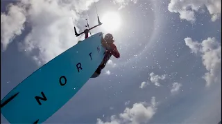 Kiteboarding and Sailing