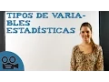 Types of statistical variables