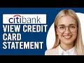 How To View Citibank Credit Card Statement Updated