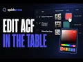 QuickPress Search and Edit Free ACF Field Types Without Opening Each Post