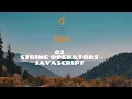 02 String Operators JavaScript