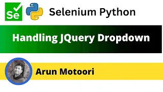 Handling JQuery dropdown menu using Selenium Python Selenium Python