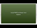 Using FFMPEG on Google Cloud Platform
