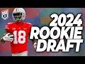 2024 DYNASTY ROOKIE MOCK DRAFT Landing Spots - Dynasty Fantasy Football 2024