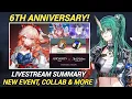 Lagu Arknights 6th Anniversary Livestream Summary! 
